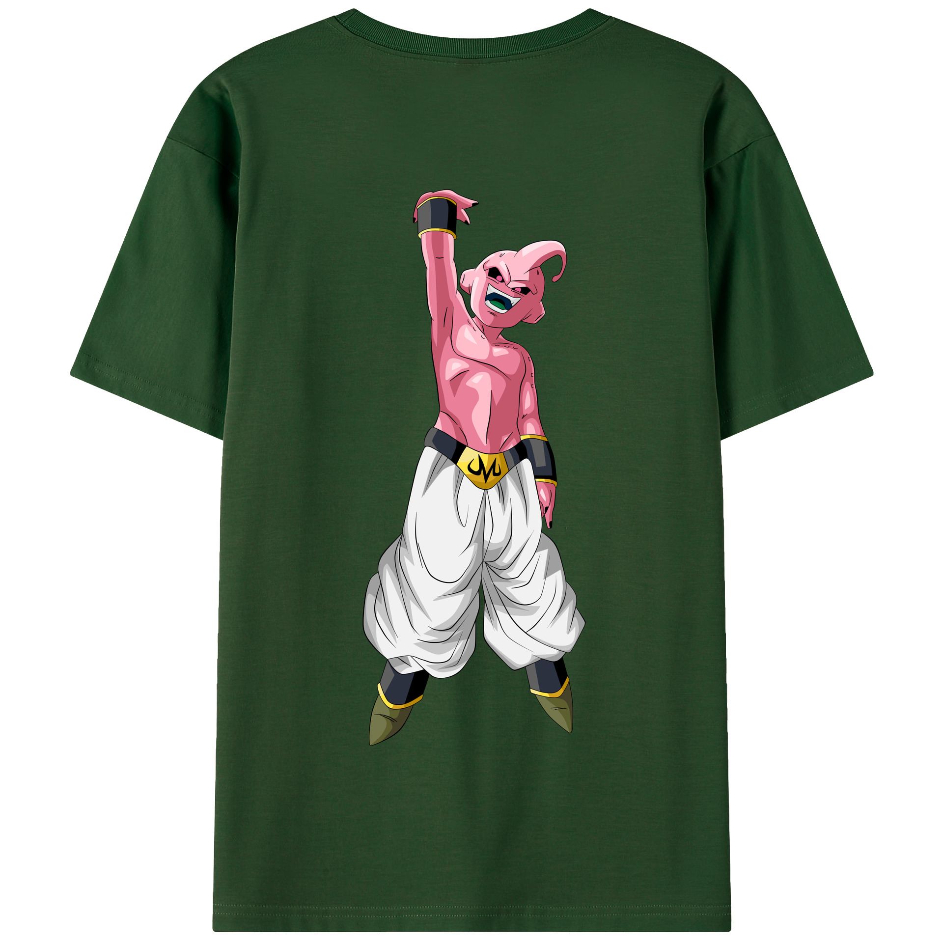 （画像用） ドラゴンボール 魔人ブウ DRAGON BALL Majin Buu 綿100％半袖Tシャツ（背面プリント）